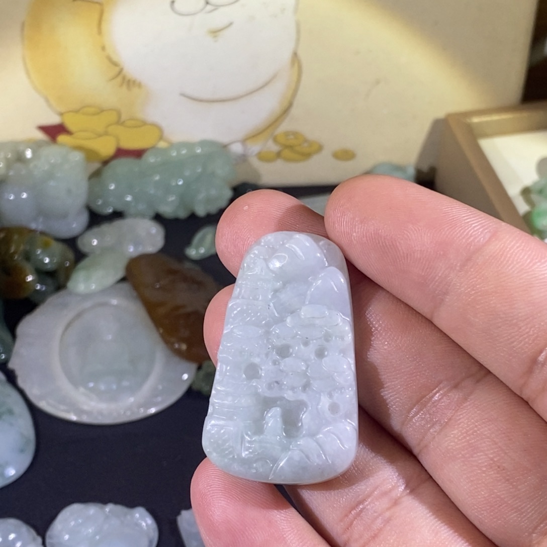 颈饰未镶嵌翡翠翡翠吊坠