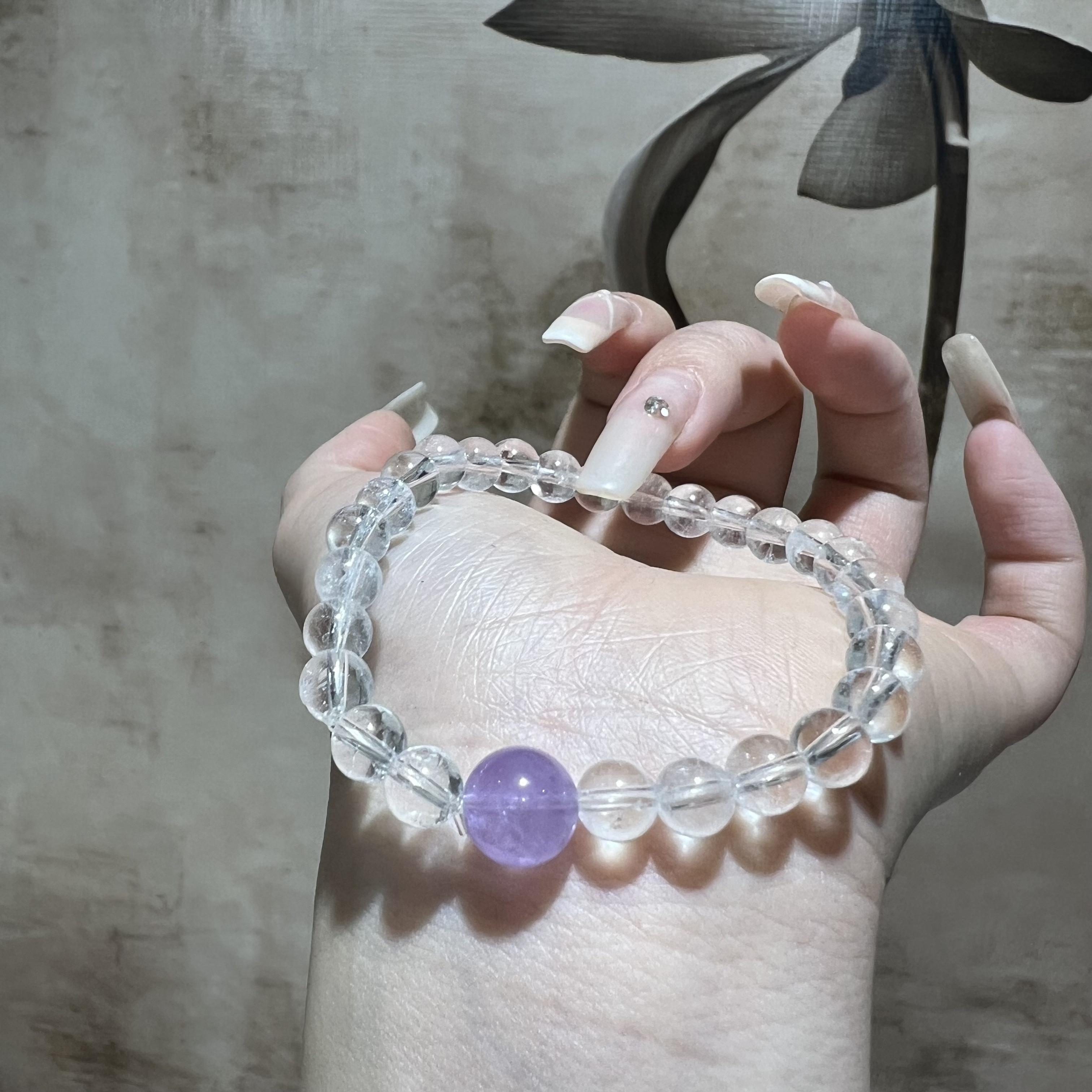 【月月家】C186天然水晶 原创设计款手链