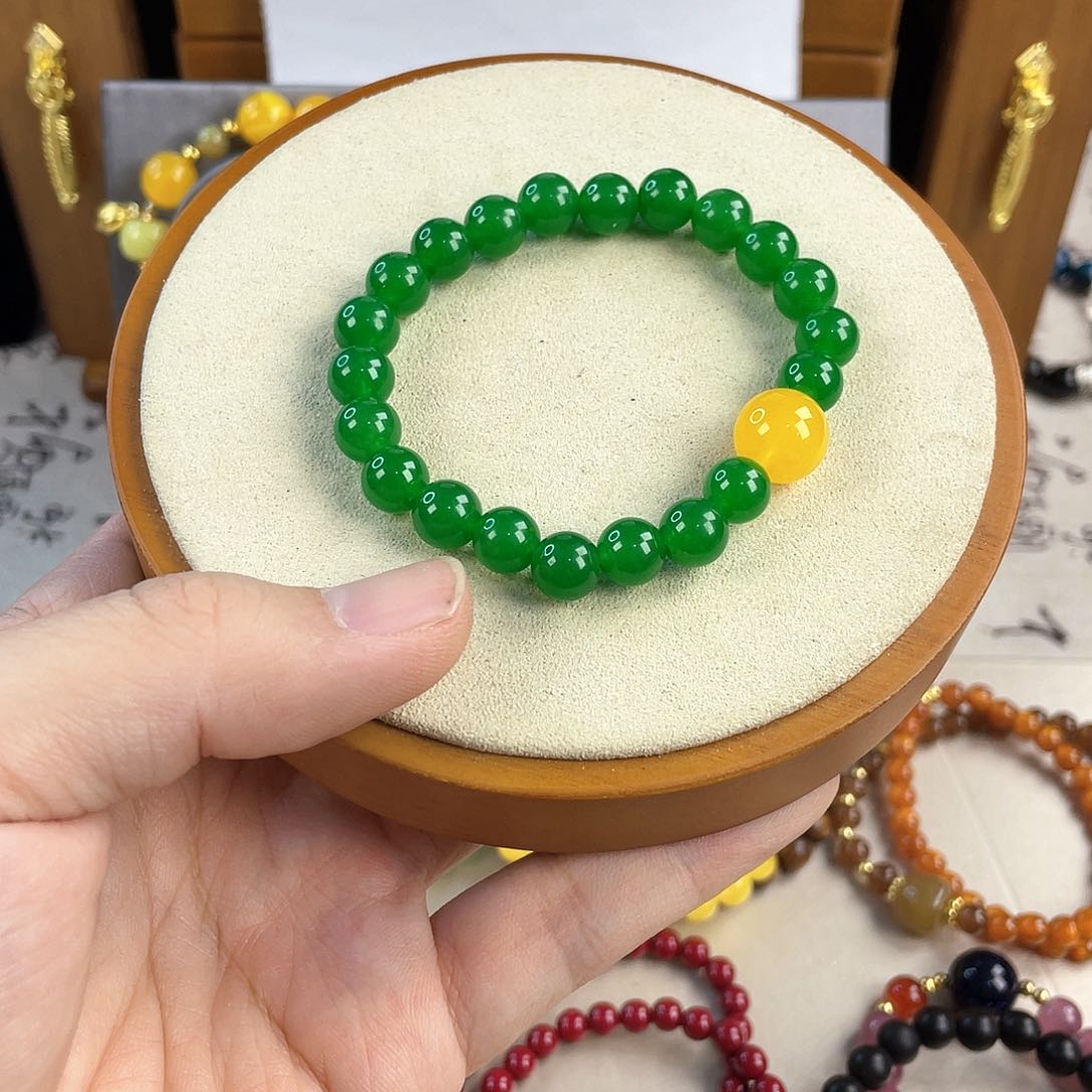 和田玉手饰银S925镀金镶嵌