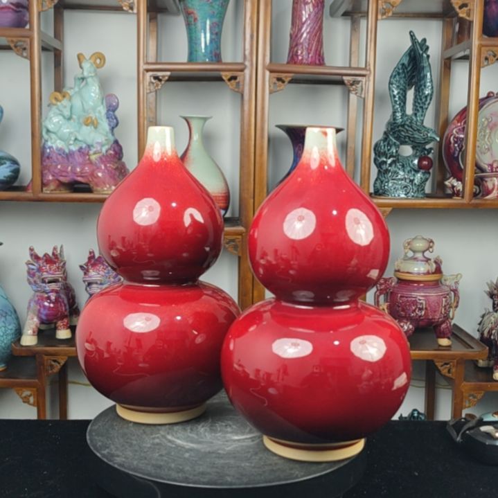摆件钧瓷摆件神后镇钧瓷摆件