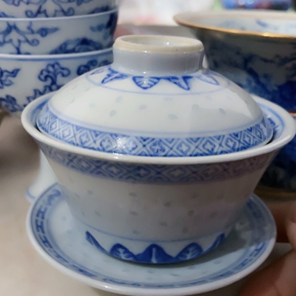 【闪购商品】紫砂盖碗玲珑盖碗