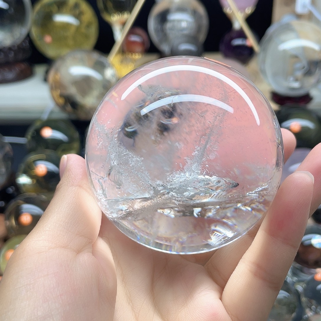 未镶嵌珠宝半成品水晶白水晶72A62