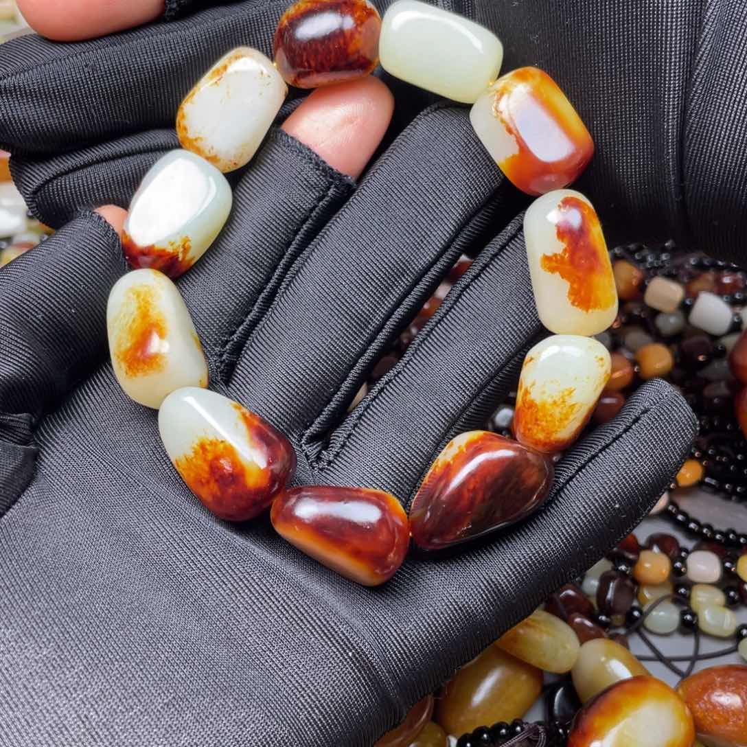 和田玉手链未镶嵌