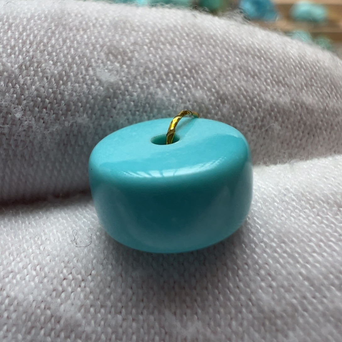 绿松石未镶嵌配饰9.9*5.2