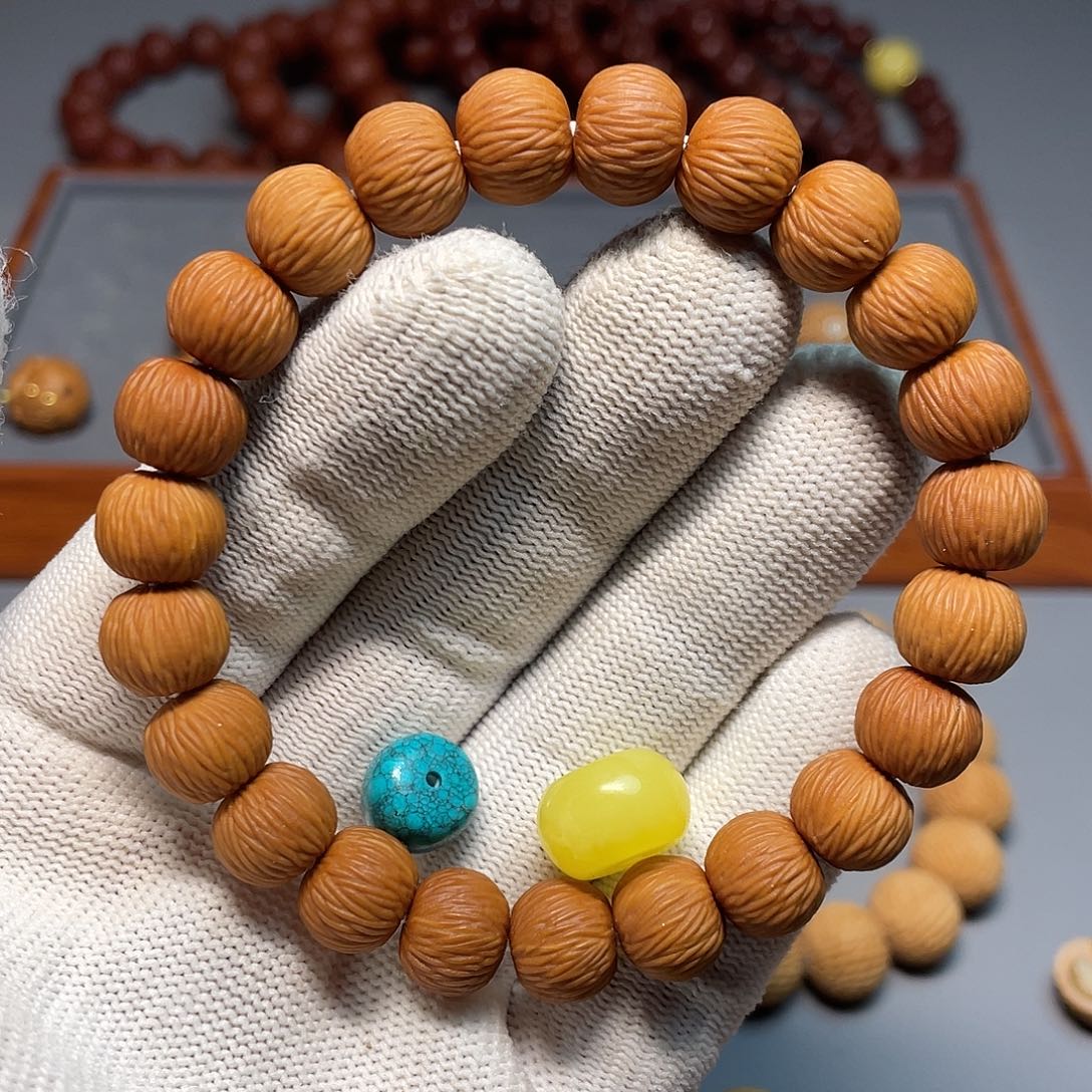 老***八猴头核桃手串金丝11