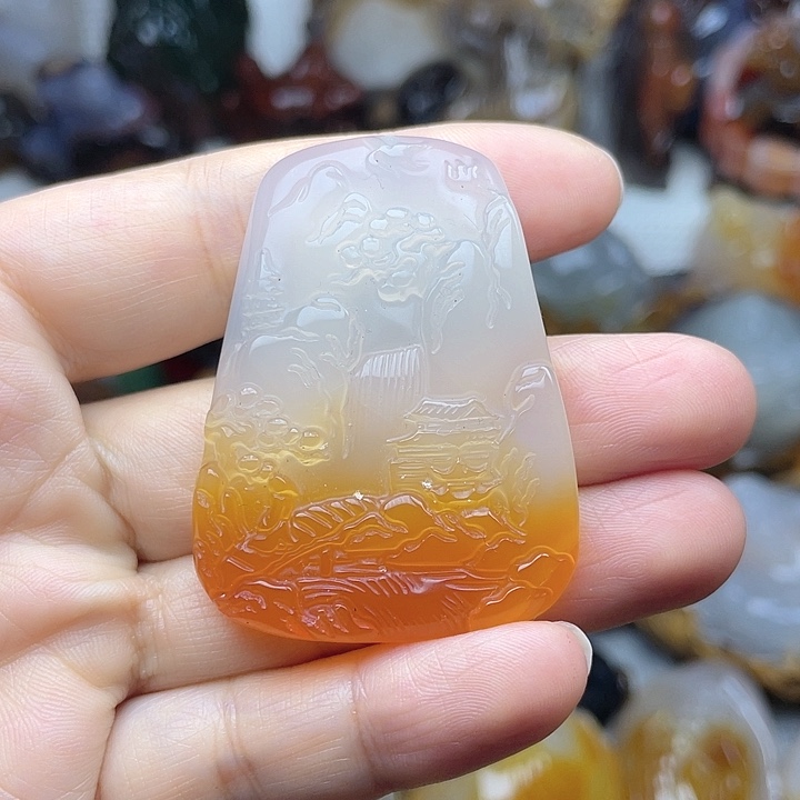 玛瑙/玉髓饰品未镶嵌