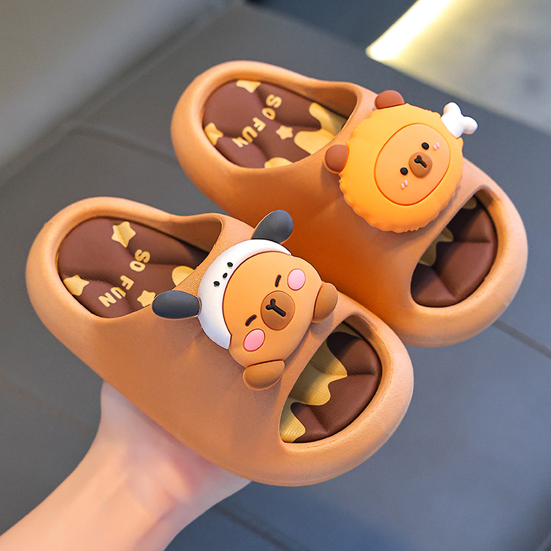 卡皮巴拉儿童凉拖鞋夏男童防滑软底浴室洗澡亲子中大童小孩沙滩拖