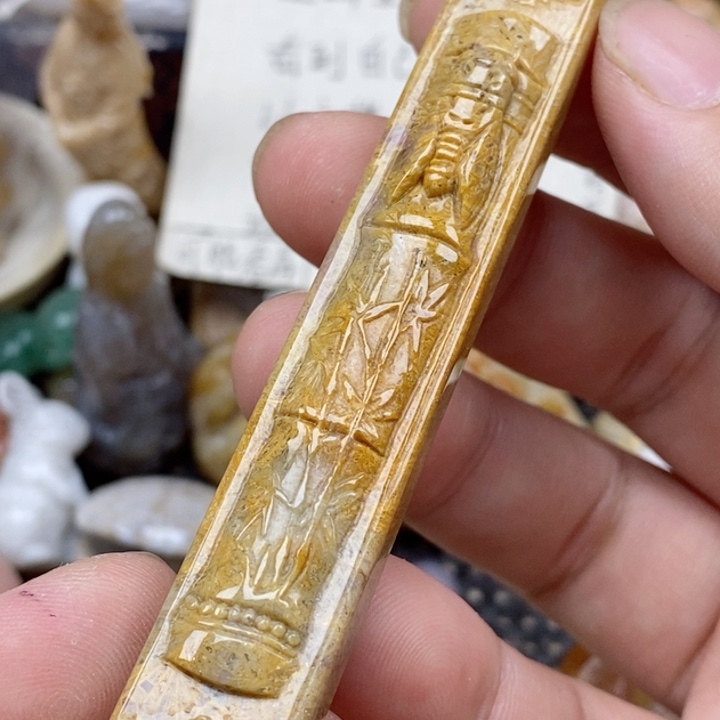 硅化珊瑚（珊瑚玉）未镶嵌颈饰