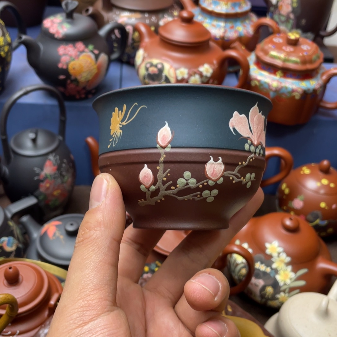 紫砂茶杯紫砂主人杯170cc