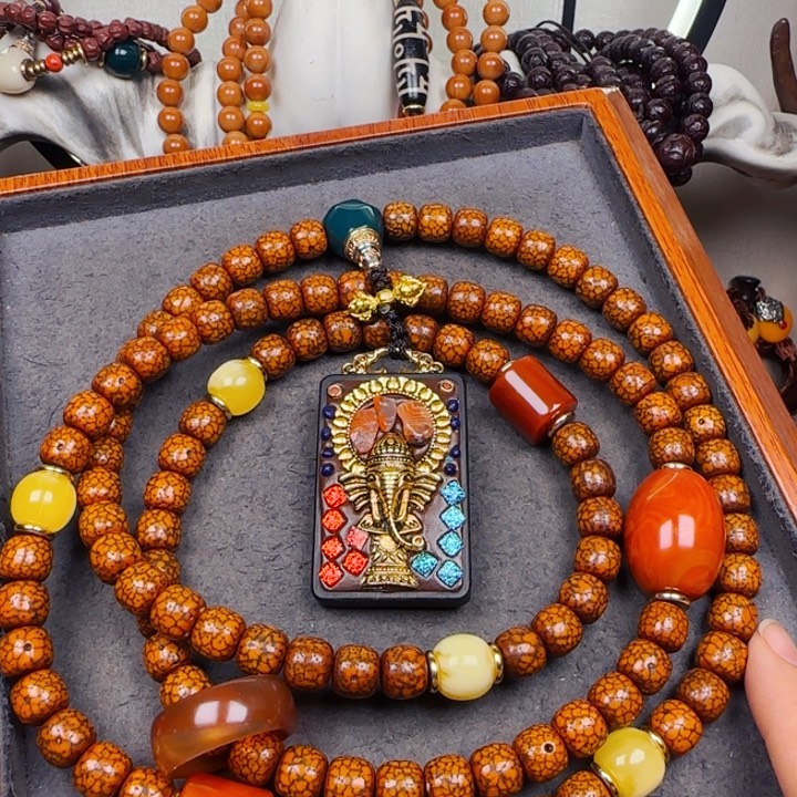 星月菩提吊坠脖挂