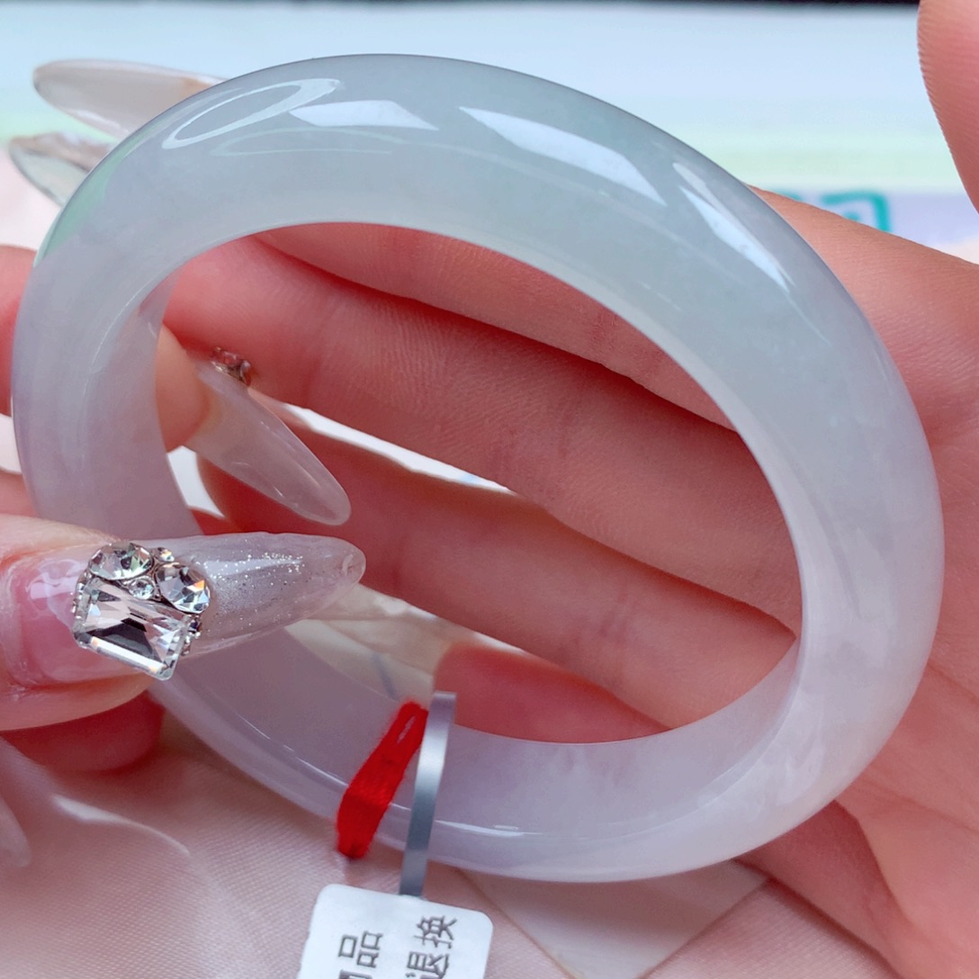 翡翠手镯未镶嵌天然缅甸翡翠A货手镯