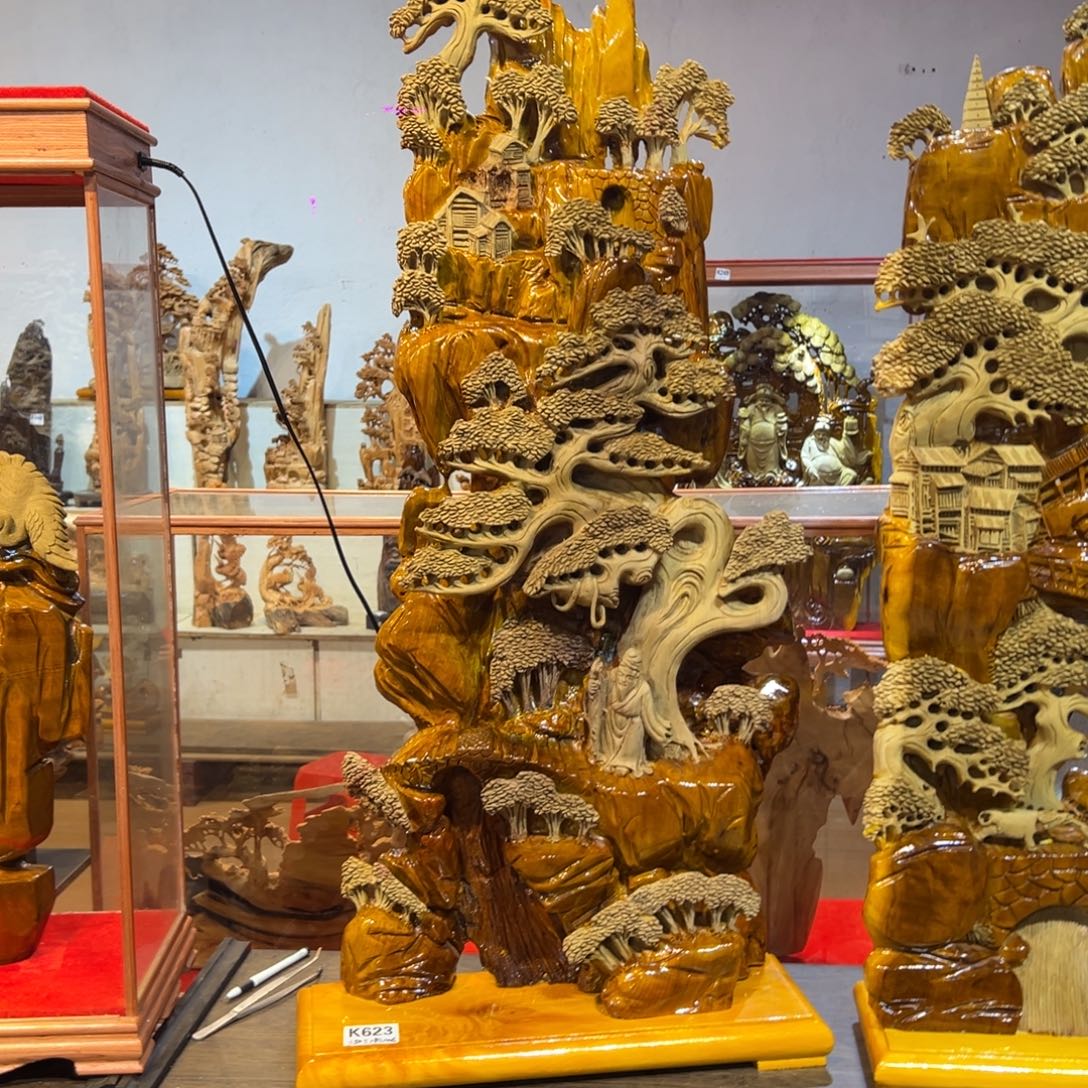 文***叶金丝楠金丝楠木木雕