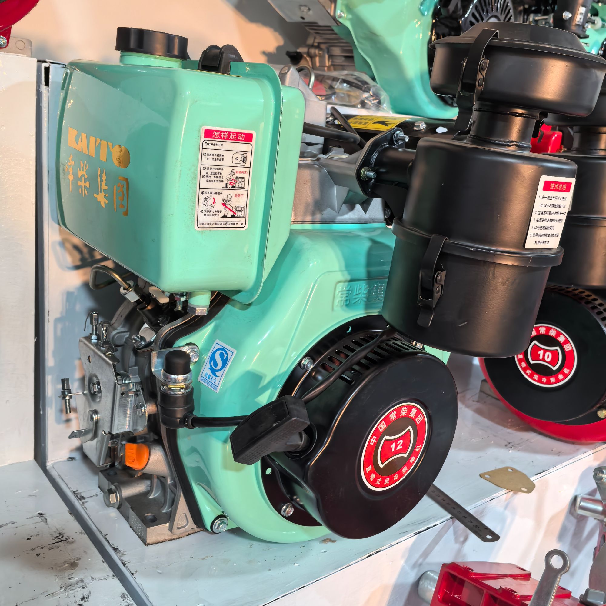 柴油机发动机手拉/电启