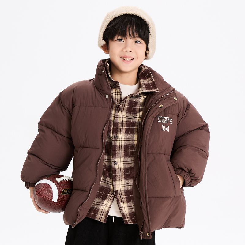 多多一上25深冬男小童衬衫假两件厚棉衣（90-140码）1540B11X