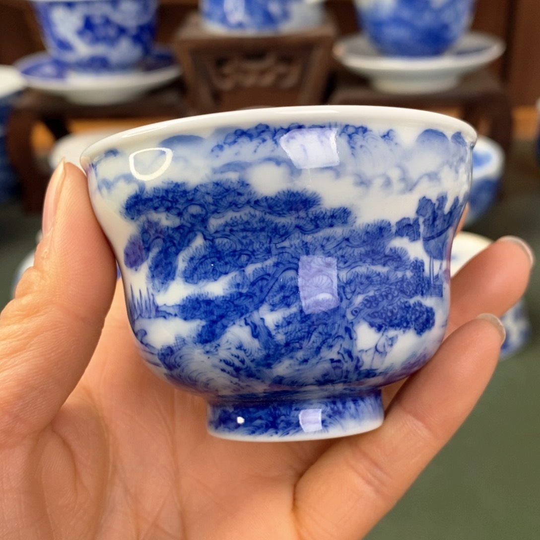 杯景德镇陶瓷手工手绘