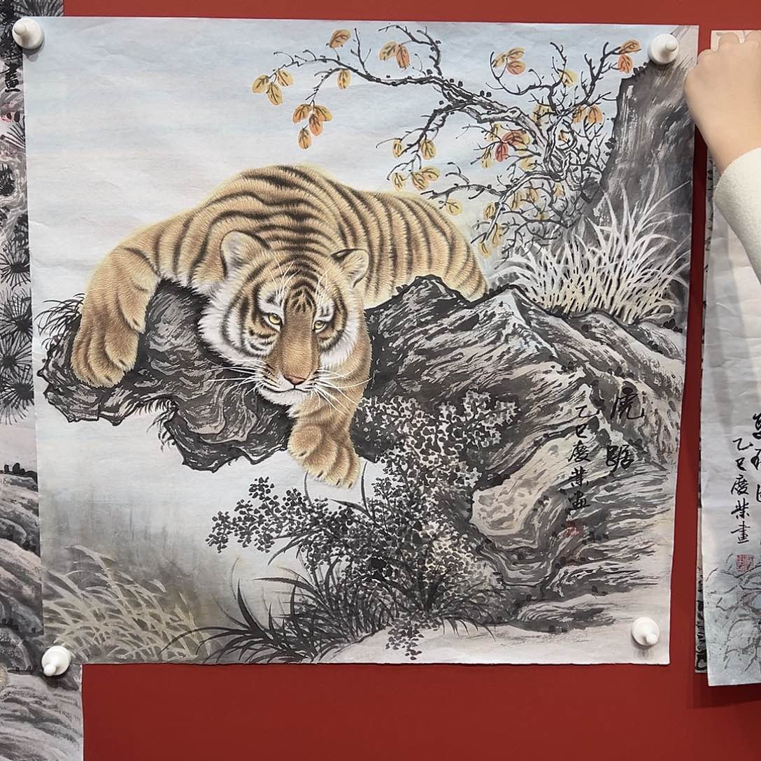 国画赵庆业老师国画作品月