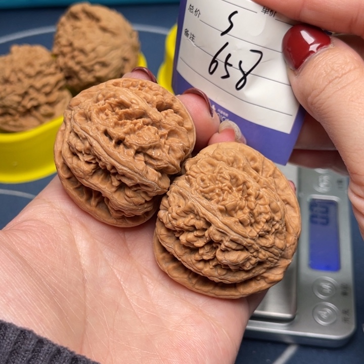 文玩核桃把件粗筋45