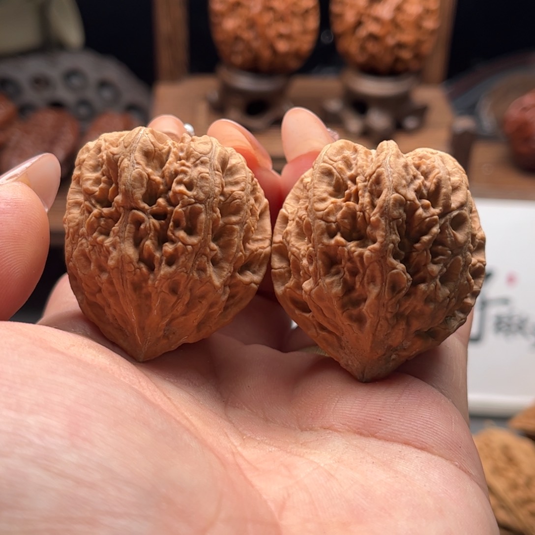 文玩核桃把件关东木子家楸大胖95