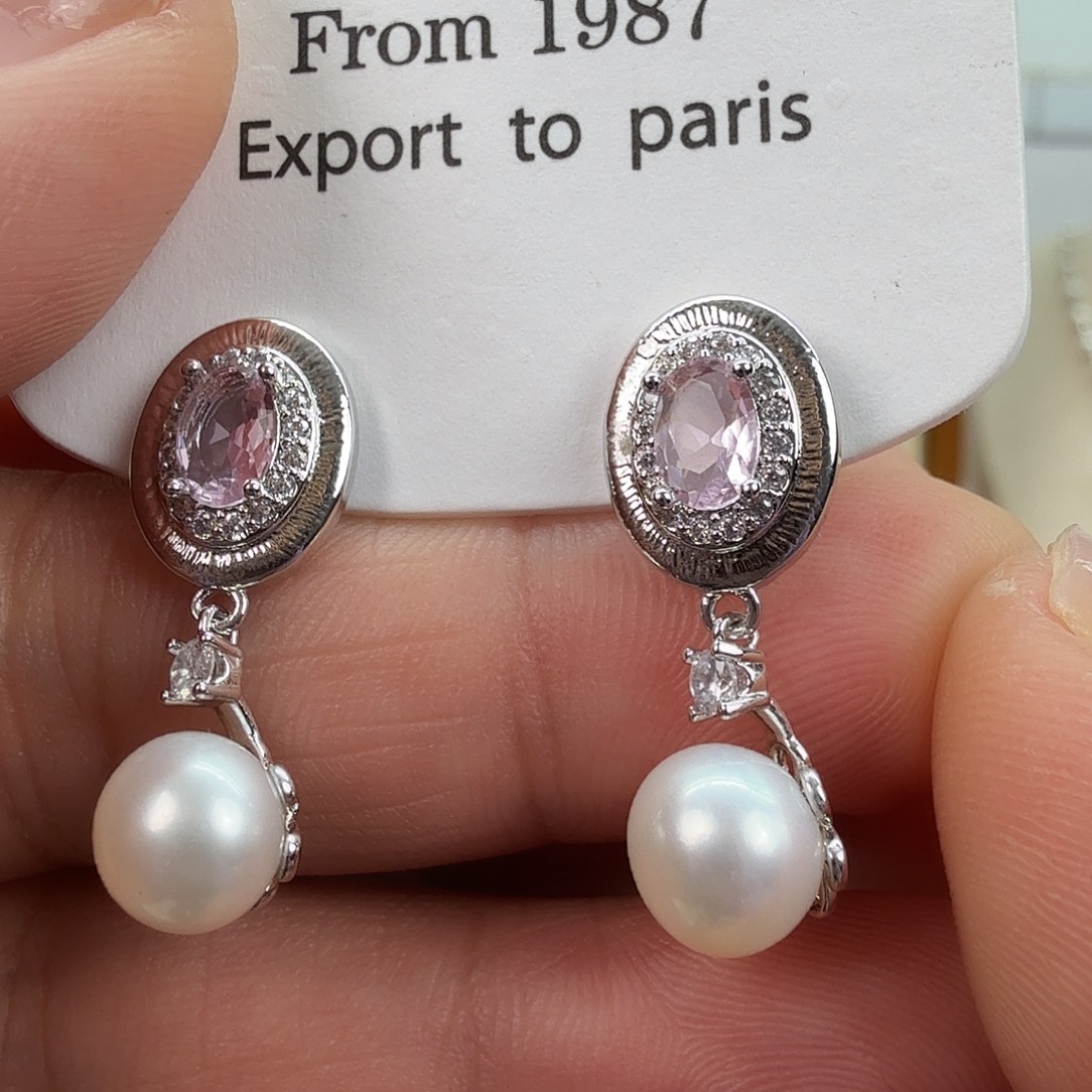 淡水珍珠未镶嵌耳饰