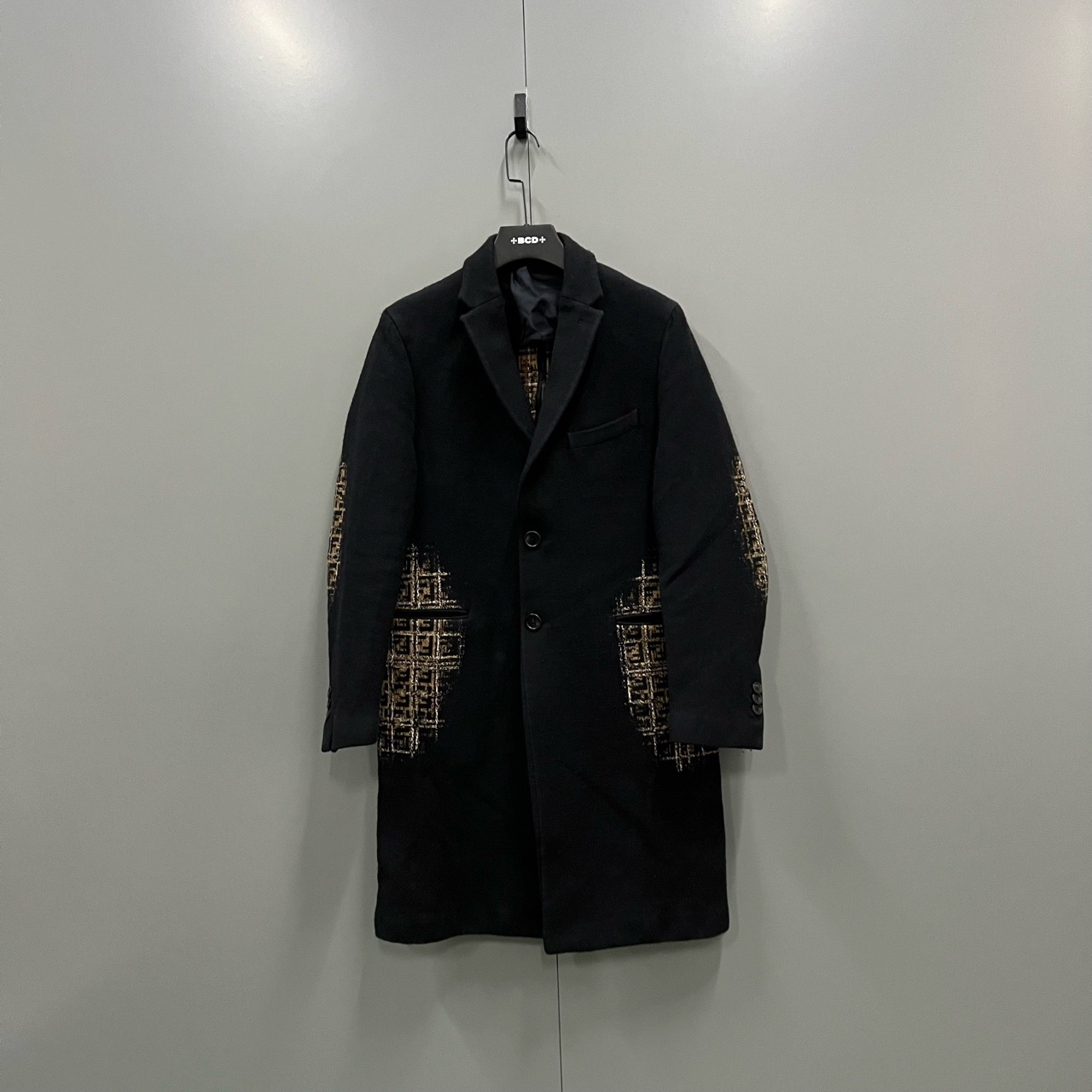 95新 FENDI/芬迪 （原）老花FF扎染大衣 50码/95新/26800/ fg207062
