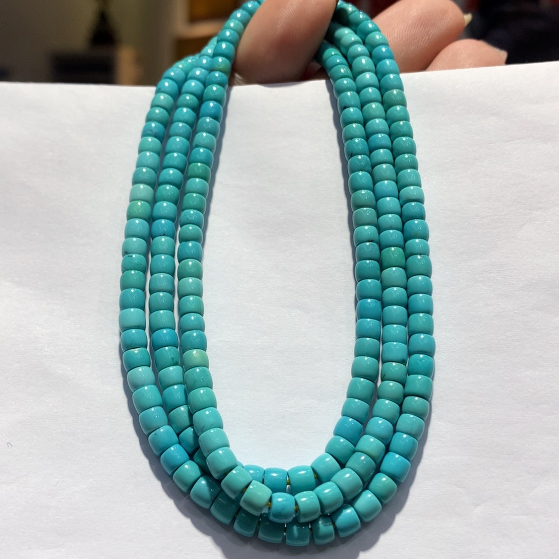 未镶嵌绿松石长链