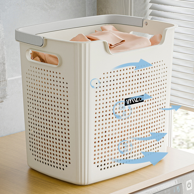 大号镂空家用脏衣服收纳筐卫生间脏衣篓衣篮收纳篮子脏衣收纳筐