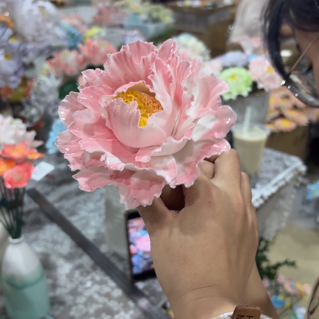 陶瓷花，拍满20发货，退款拉黑