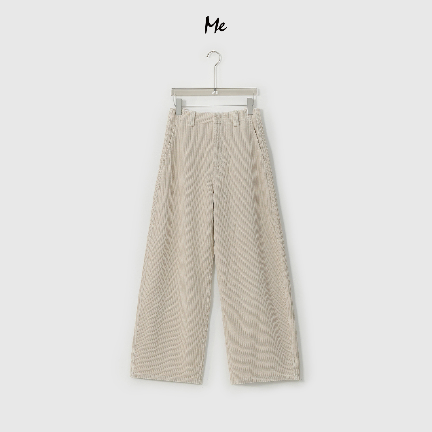ME【麦芬弯刀西裤】100棉灯芯绒立裁高腰显瘦百搭时尚裤子MESA3350