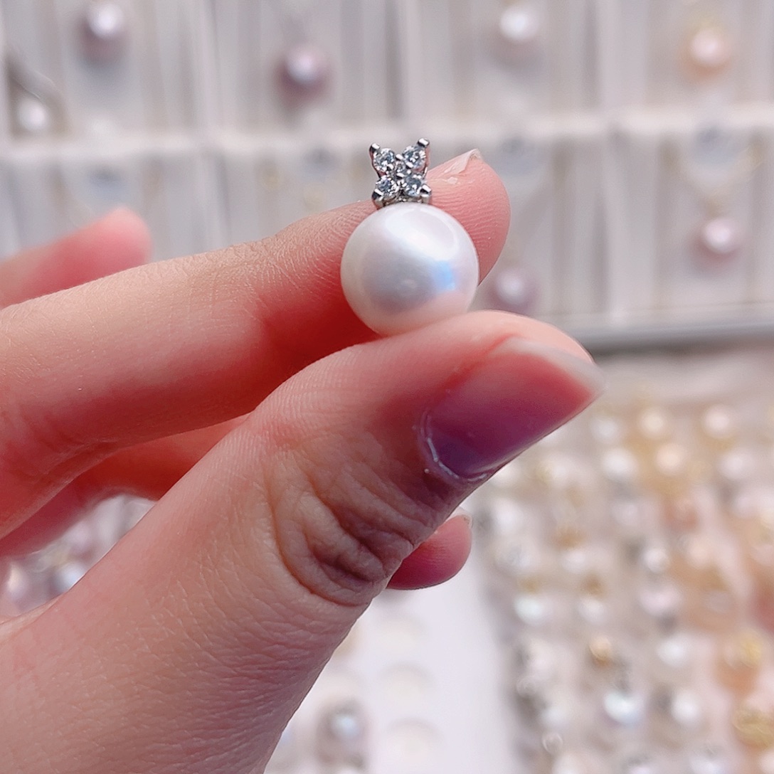 淡水珍珠未镶嵌吊坠(赠链)