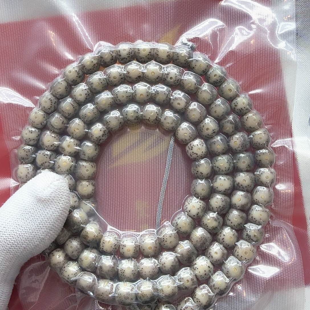 星月菩提吊坠21小冰糖月留白9左右108