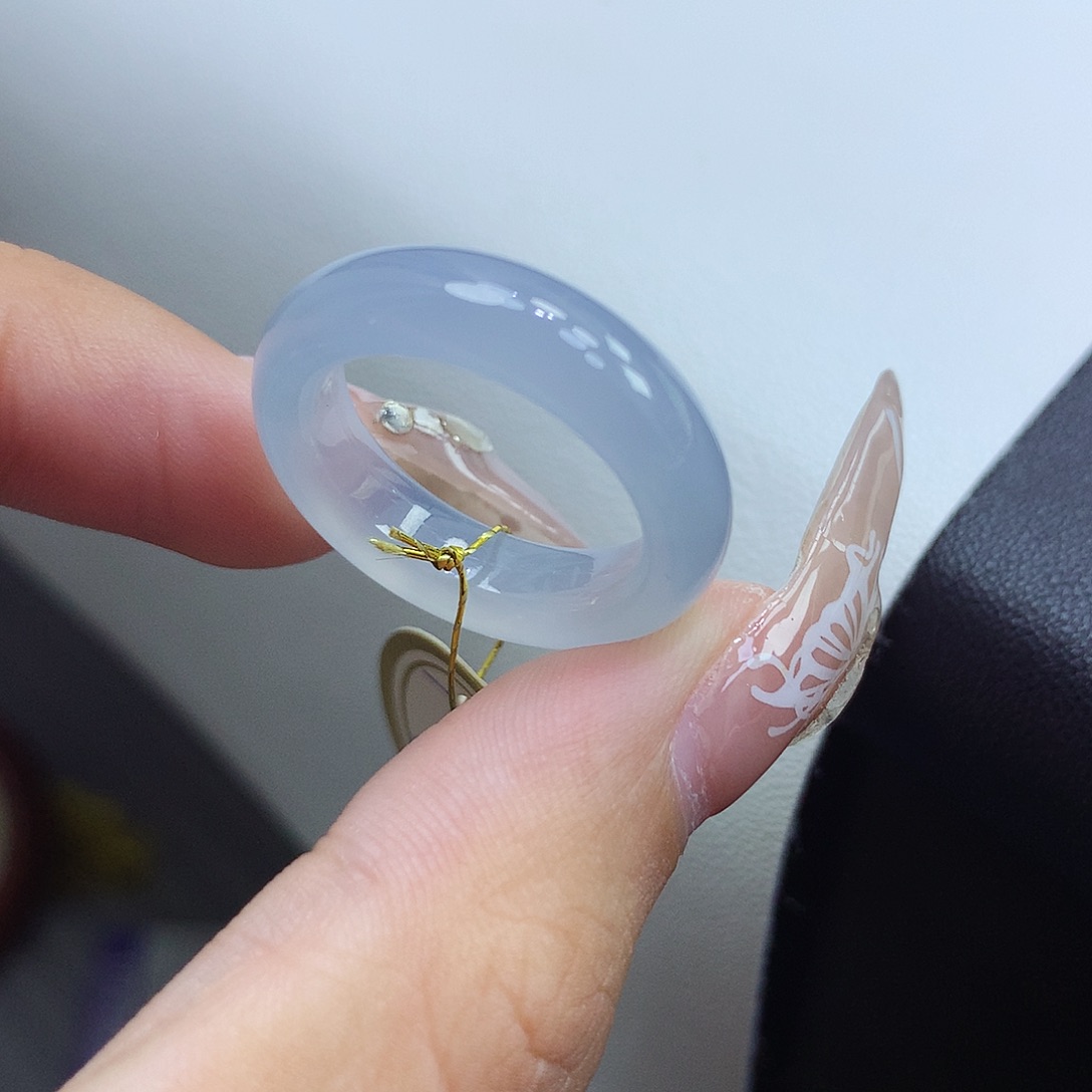 翡翠戒指未镶嵌1516圈