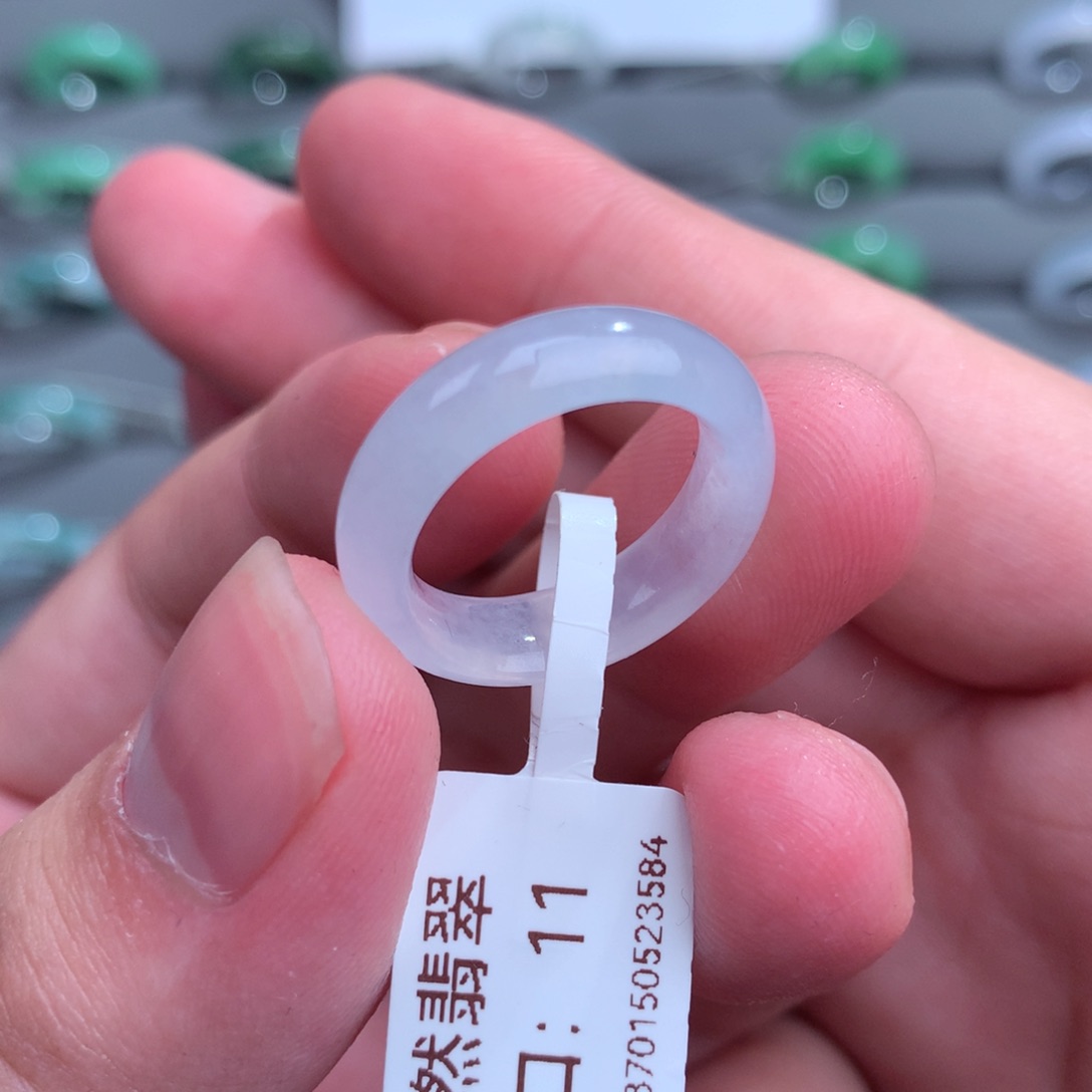 翡翠戒指未镶嵌天然