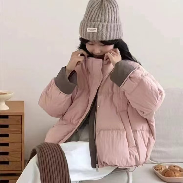 冬季新款短款加厚面包棉服外套，百搭又舒适