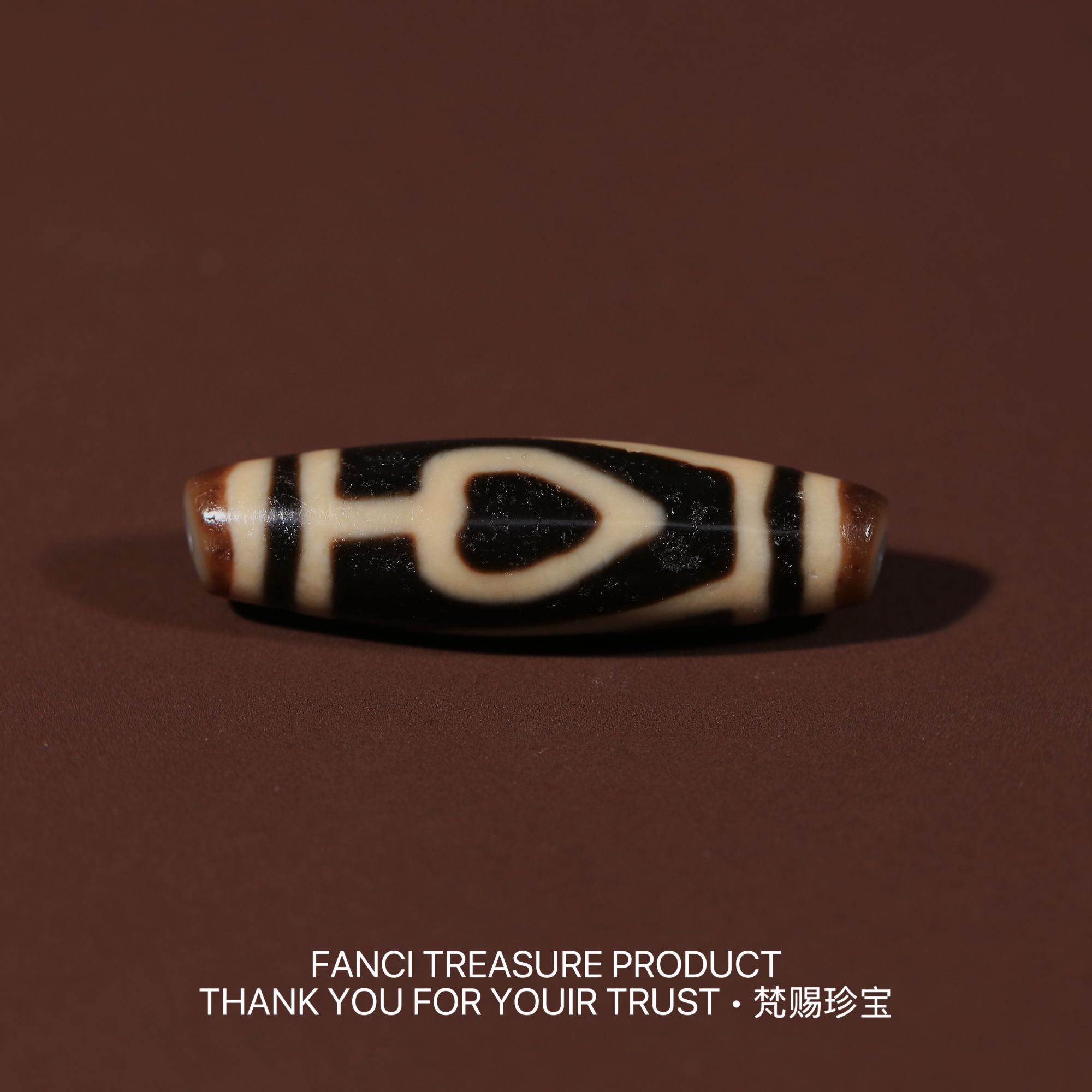 梵赐珍宝·【上肯老超顶料】一代老台湾菩提一眼43.4*12.3mm天珠
