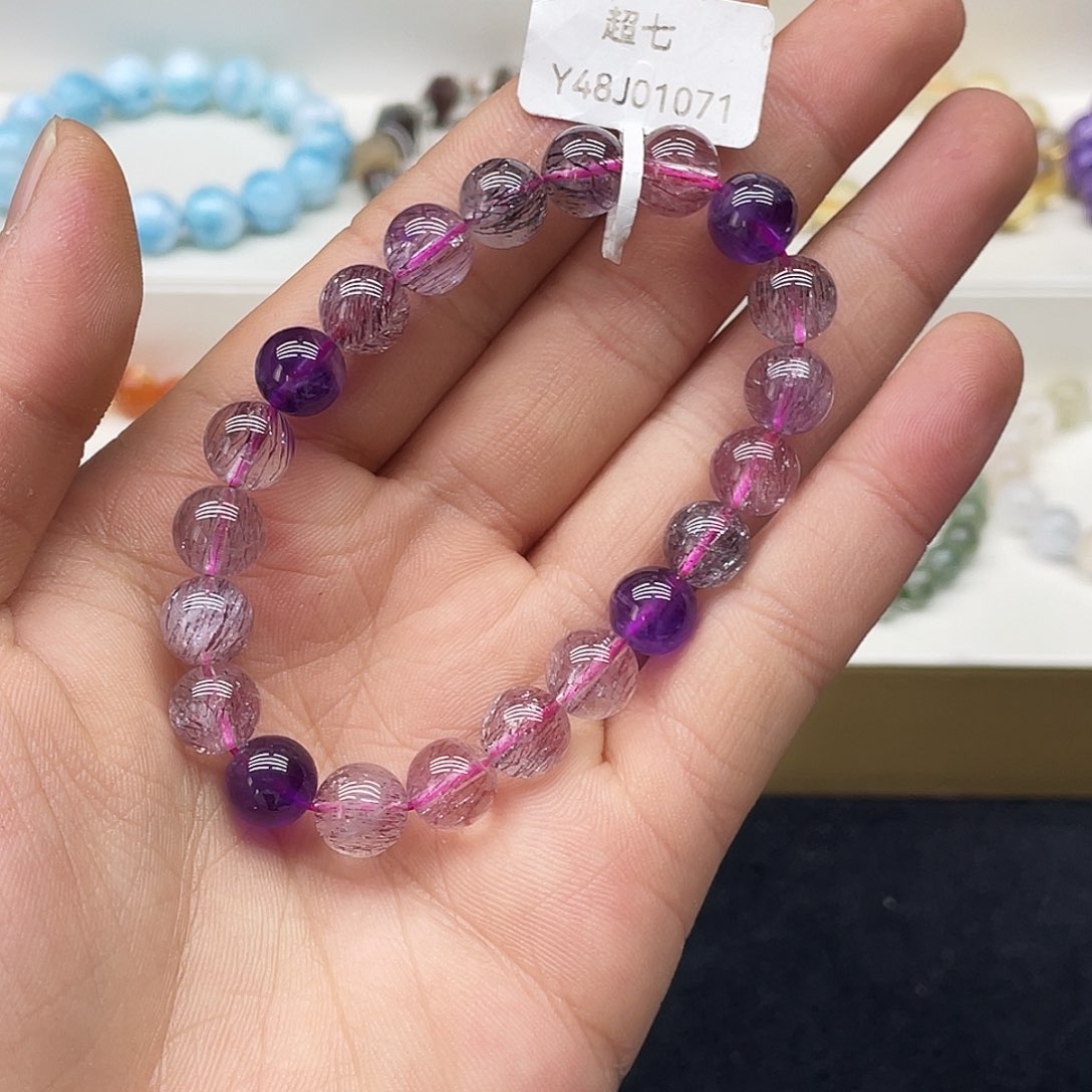 水晶手链未镶嵌超七9.4