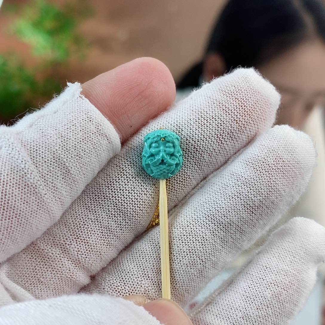 绿松石珠宝奇石未镶嵌