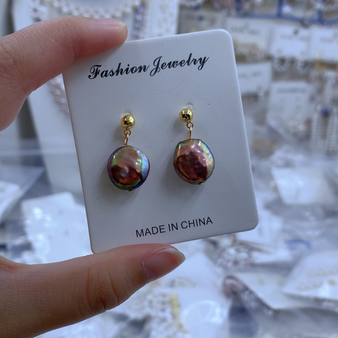 颈饰合金淡水珍珠