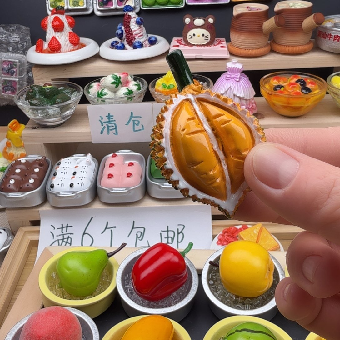 合成树脂食玩冰箱贴 凭开箱视频售后