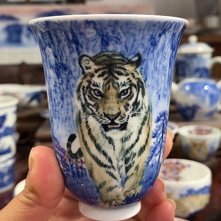 杯景德镇手工手绘陶瓷，高亮兴老师作品