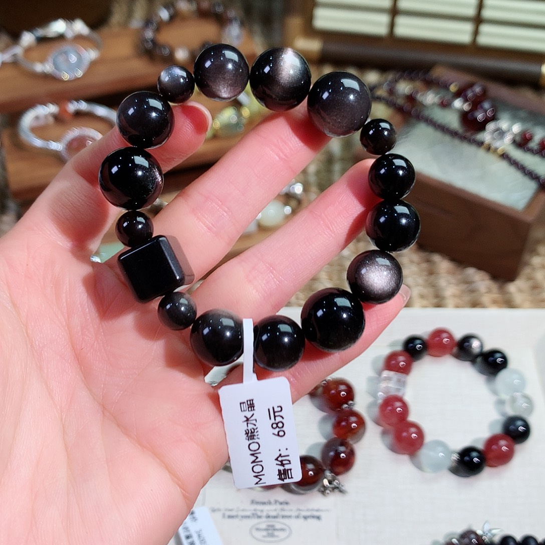 未镶嵌手链水晶方糖68