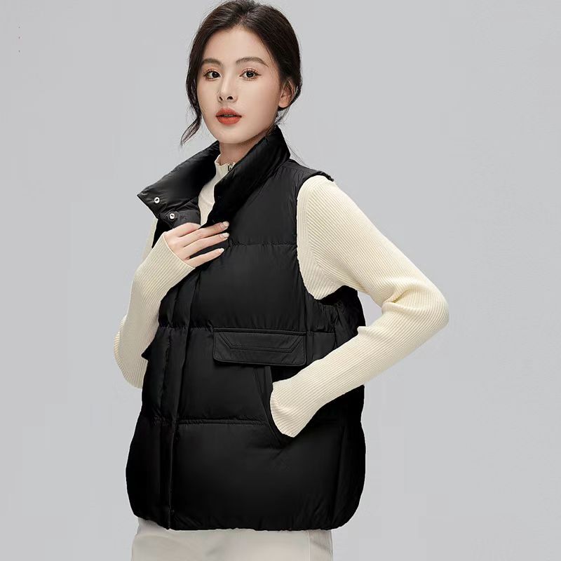 女款高端羽绒马甲