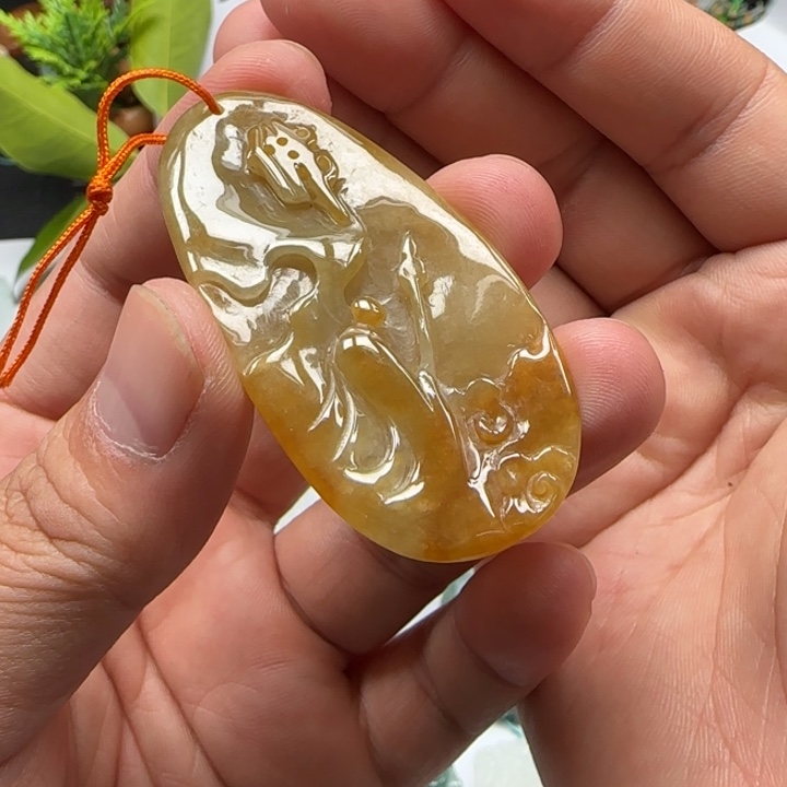 颈饰未镶嵌翡翠悟道