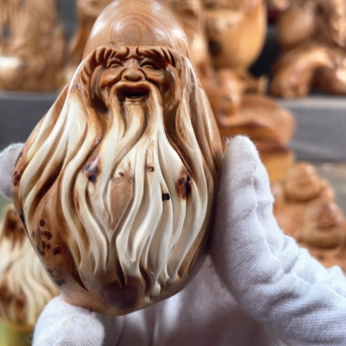 【闪购商品】柏木狼*腾崖柏工艺品手把件