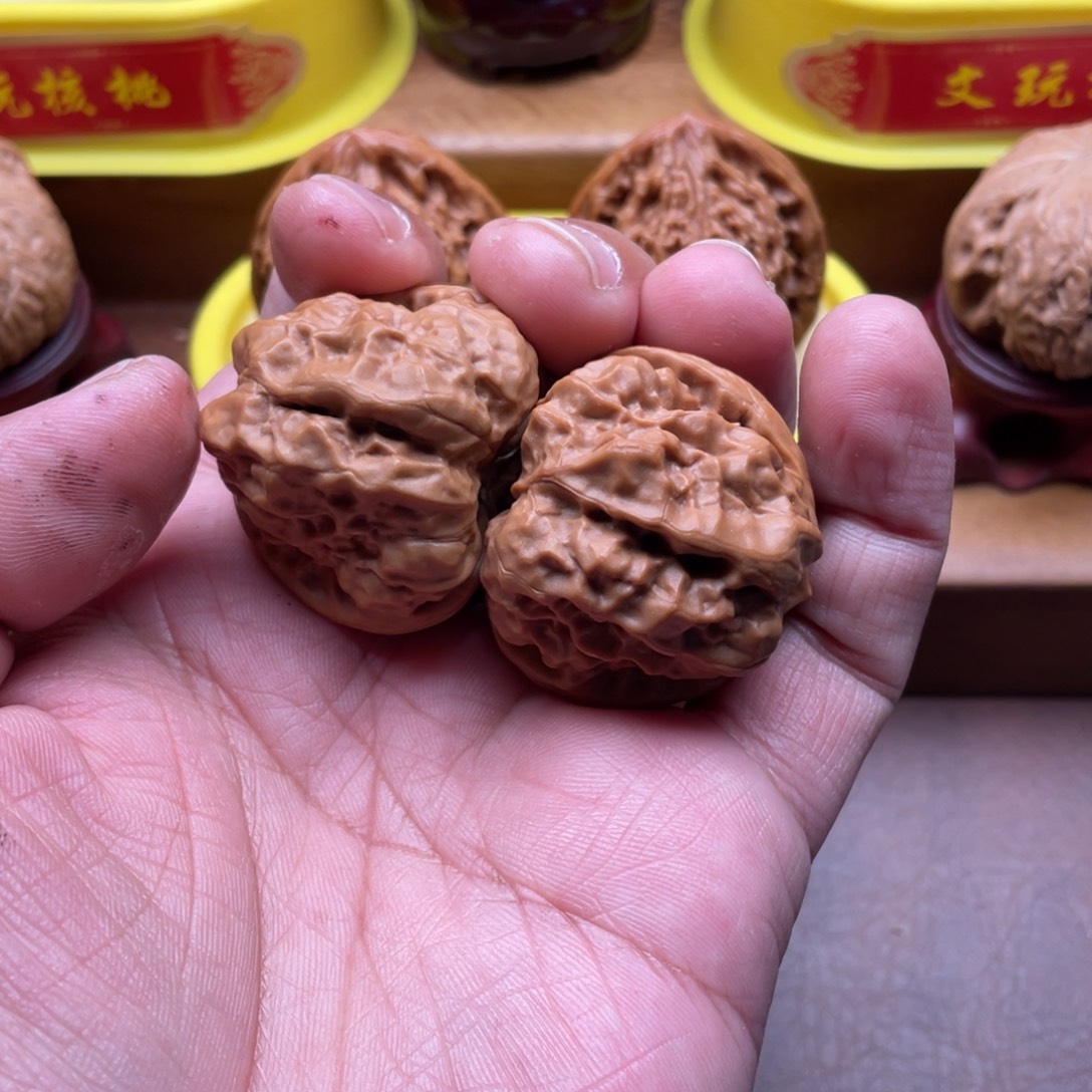 我***人文玩核桃吊坠38蛤蟆头