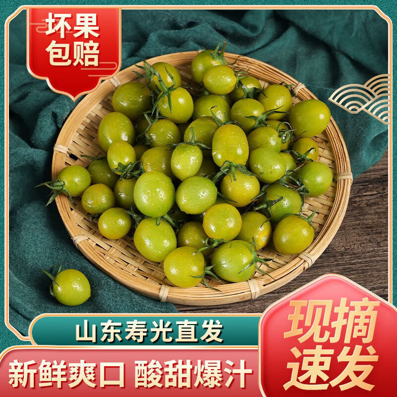 【寿光直发】绿色青甜二号圣女果正宗软嫩皮薄多汁巨甜顺丰包邮