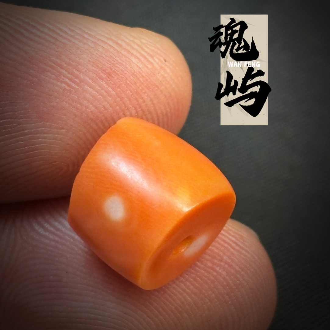 老momo马蹄珠11.3*10.5颜色好包浆油润藏传文玩趣味收藏一物一图