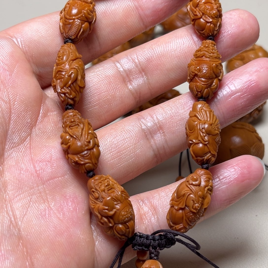 嘉***树橄榄核手串橄榄核