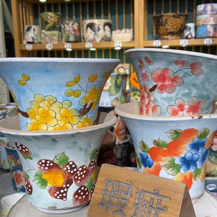 红陶景德镇艺术手绘作品