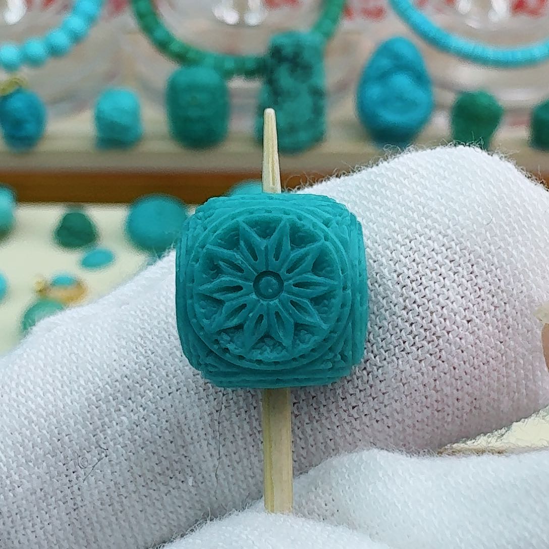 绿松石六方10.7未镶嵌