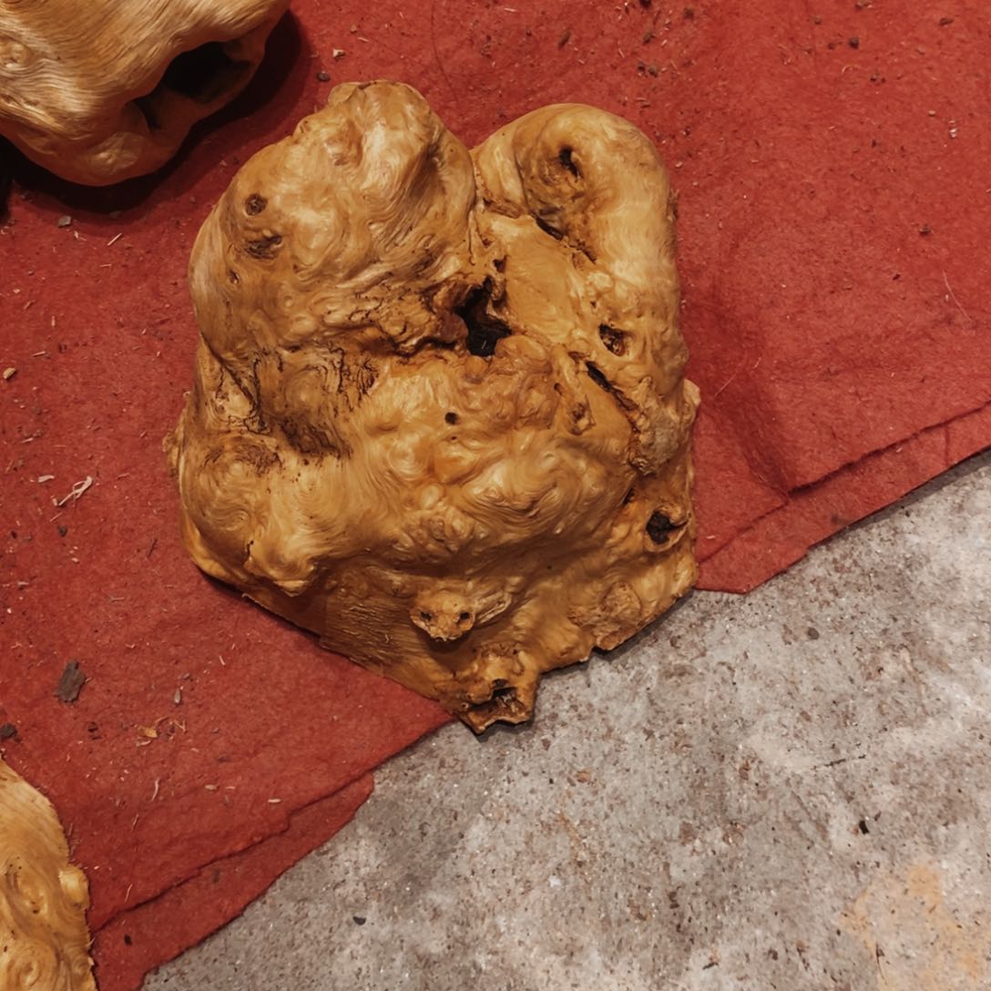 荔枝木小*随形香炉1